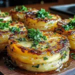 Roasted Garlic Parmesan Potato Stacks: A Flavorful Side Dish