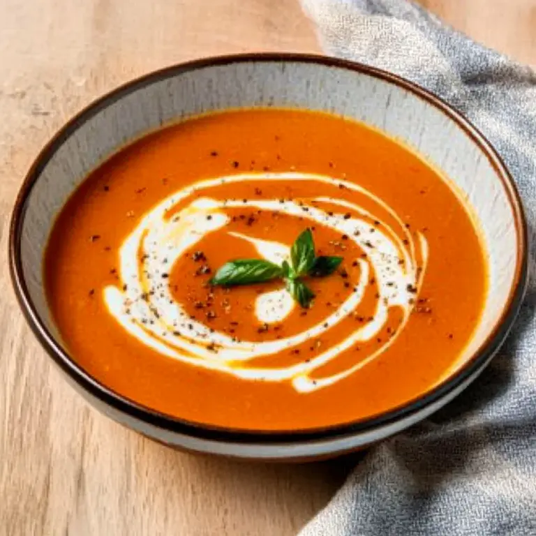 Roasted Tomato and Red Pepper Soup