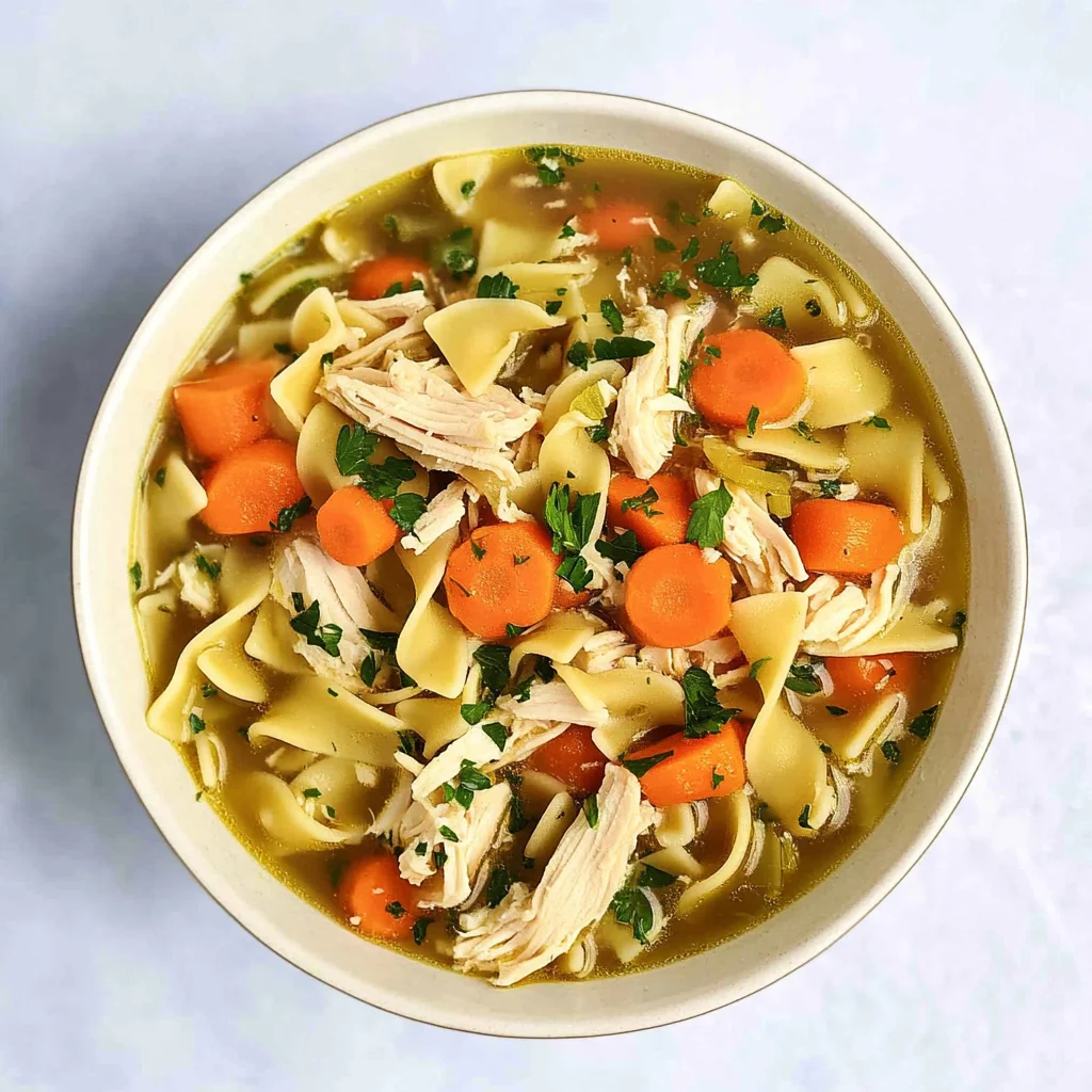Slow Cooker Chicken Noodle Soup
