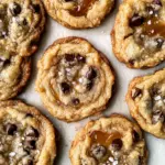 The Best Chewy Salted Caramel Chocolate Chip Cookies