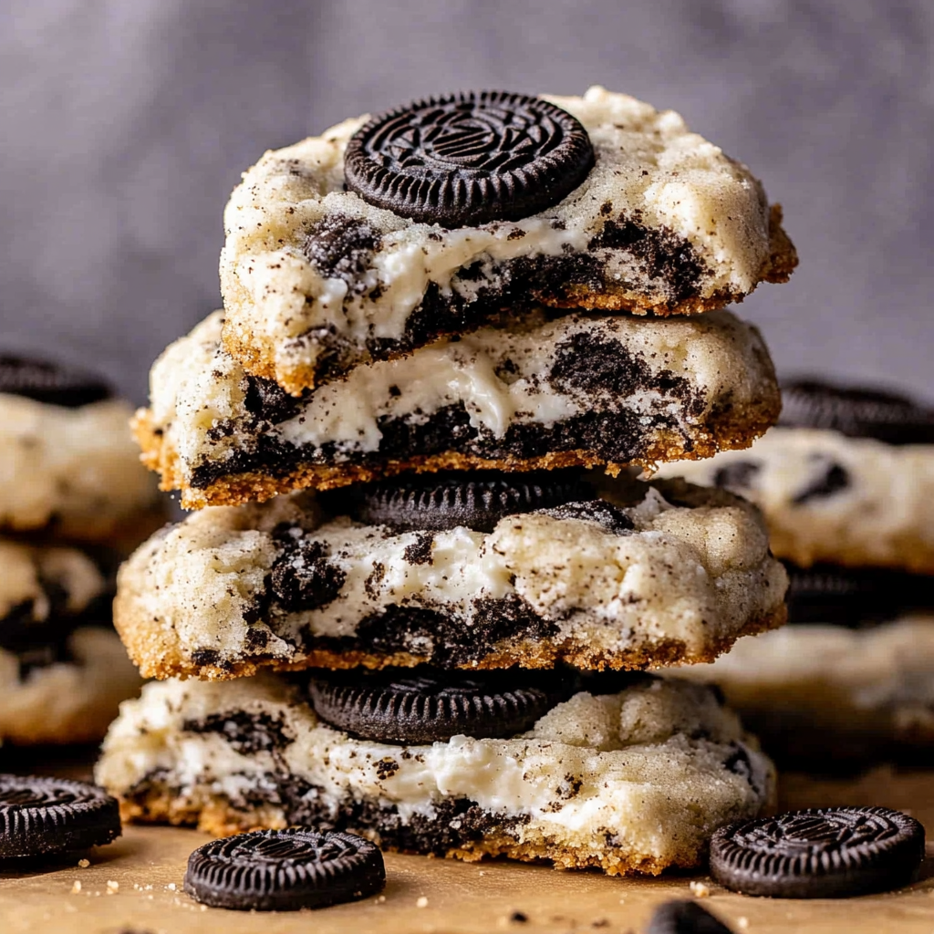 Oreo Cheesecake Cookies