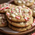 White Chocolate Candy Cane Cookies