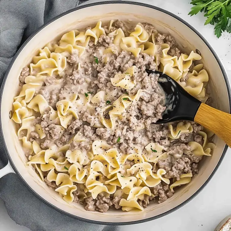 30-Minute Ground Beef Stroganoff