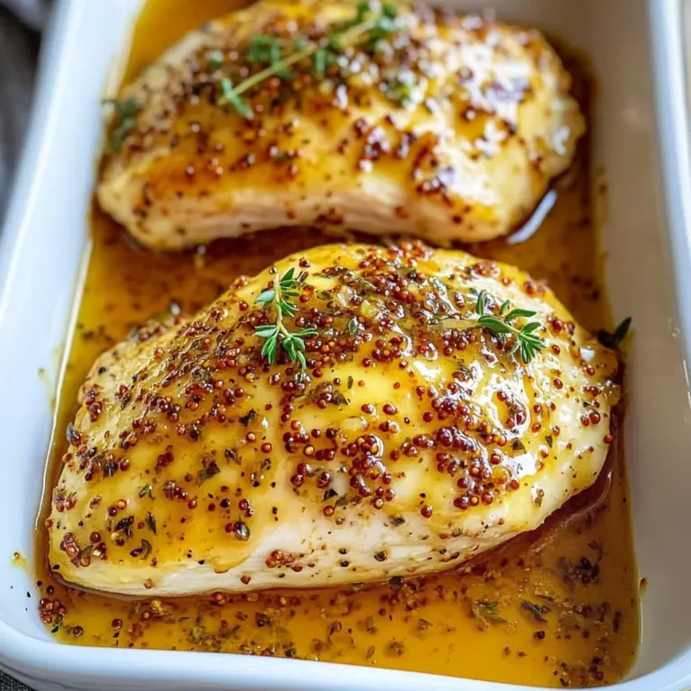Baked Honey Mustard Chicken Breasts