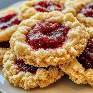 Buttery Raspberry Crumble Cookies – Irresistible Treat