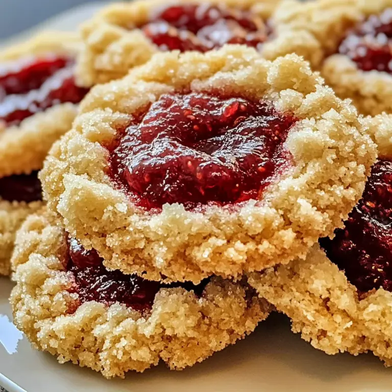 Buttery Raspberry Crumble Cookies – Irresistible Treat