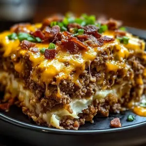 Cheesy Loaded Meatloaf Casserole