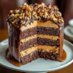 Chocolate Caramel Toffee Crunch Cake
