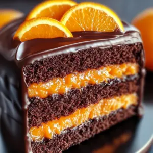 Chocolate Orange Layer Cake with Ganache: A Delightful Recipe!