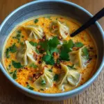 Coconut Curry Soup with Dumplings