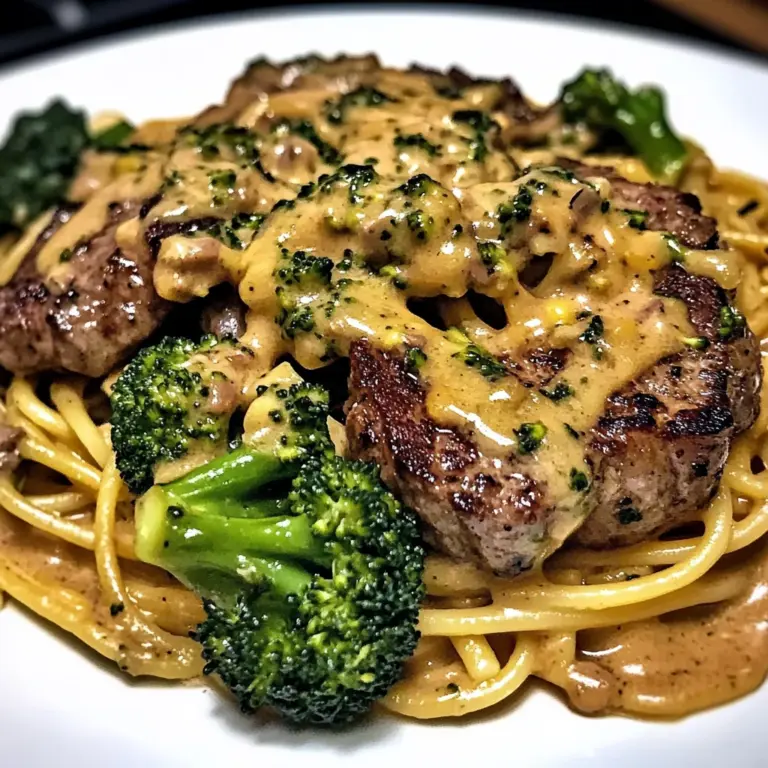 Cowboy Butter Steak & Broccoli Linguine Recipe