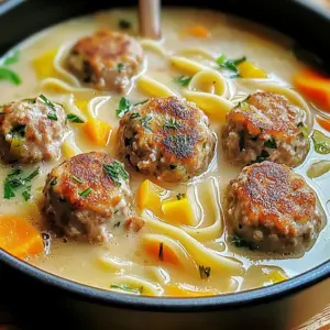 Cozy Swedish Meatball Soup Recipe