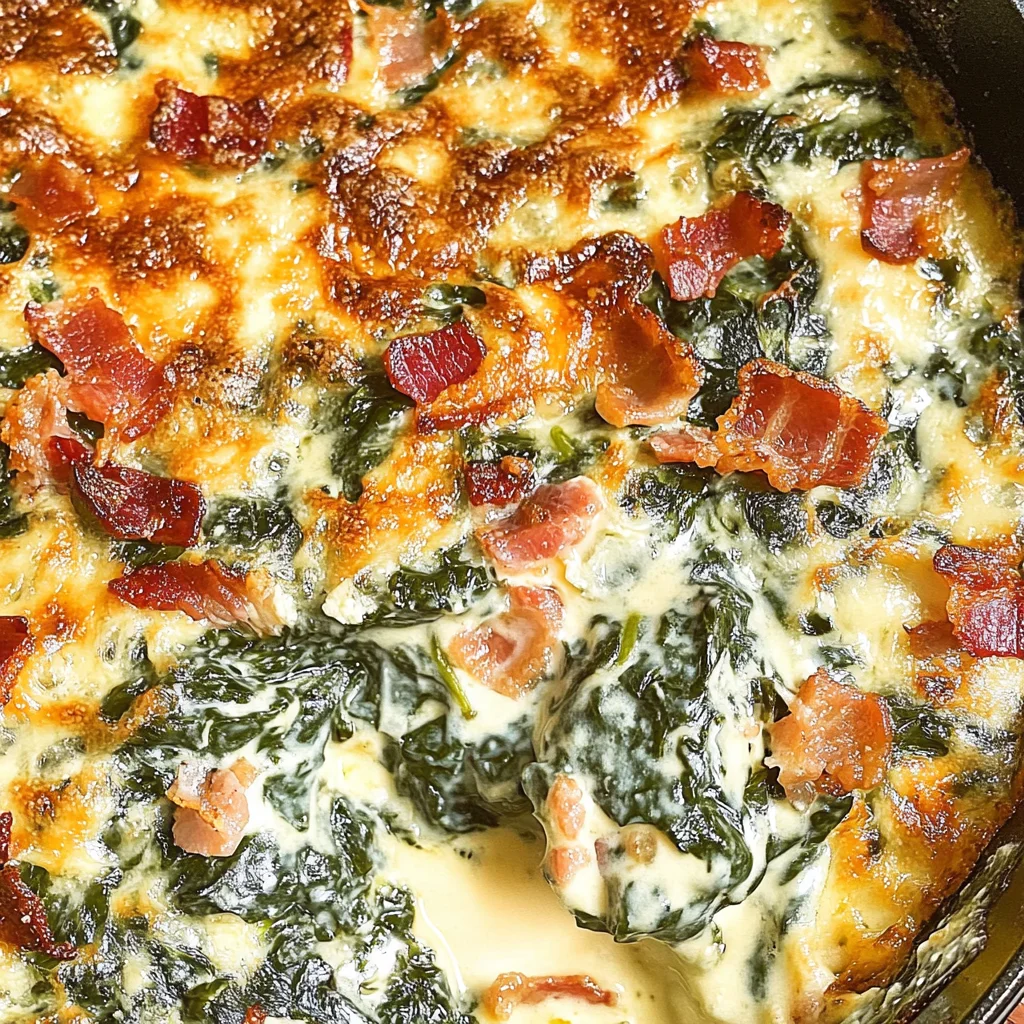 Creamed Spinach Bake