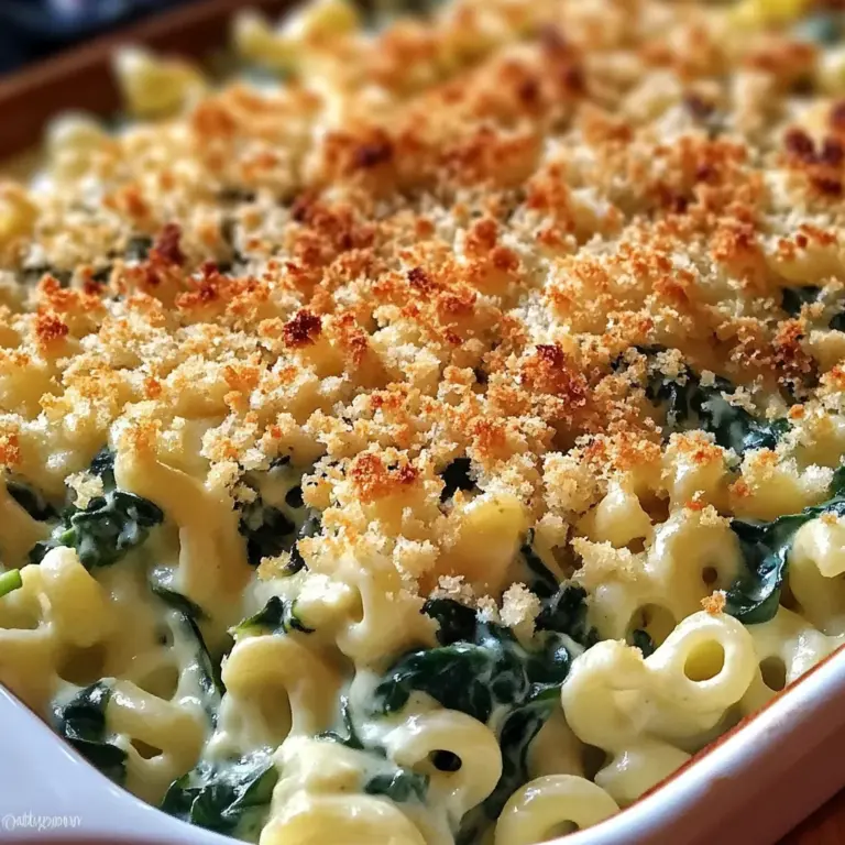 Creamed Spinach Mac & Cheese