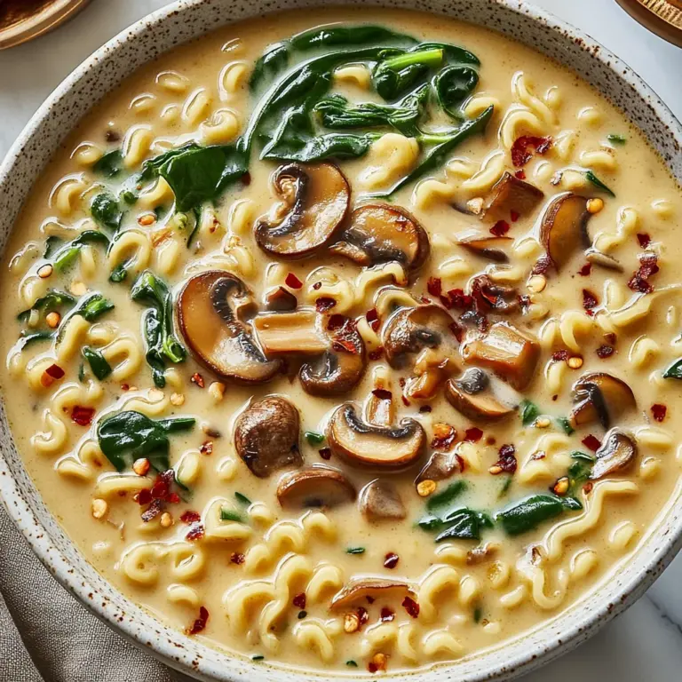 Creamy Mushroom Vegan Ramen