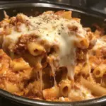 Crock Pot Baked Ziti