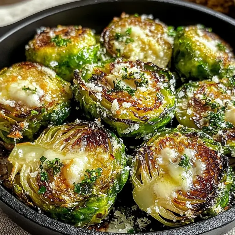 Delicious Garlic Butter Roasted Brussels Sprouts: A Flavorful Side Dish Recipe