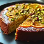 Flourless Orange Pistachio Almond Cake