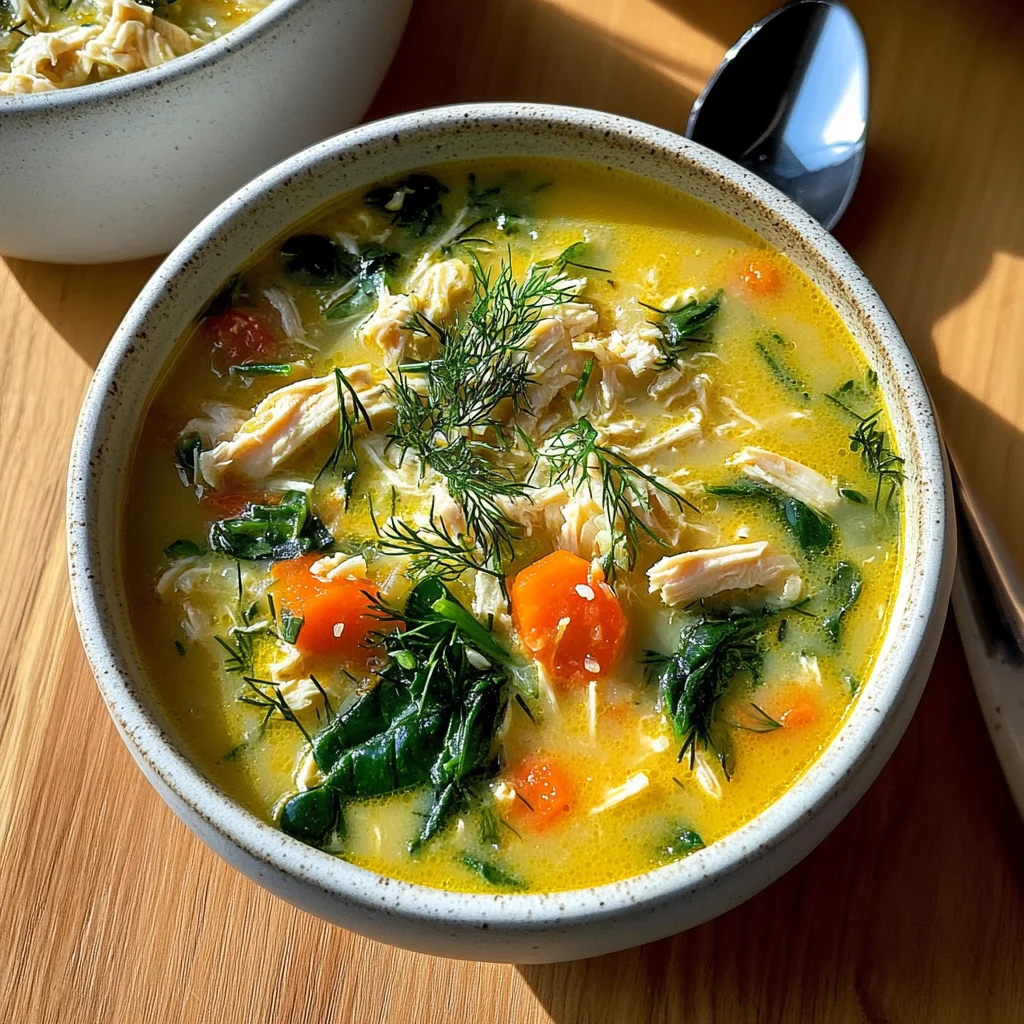 Greek Lemon Chicken Soup