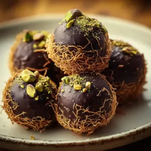 Indulge in Luxurious Dubai Chocolate Balls Today