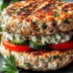 Juicy Greek Chicken Burgers with Tzatziki Bliss