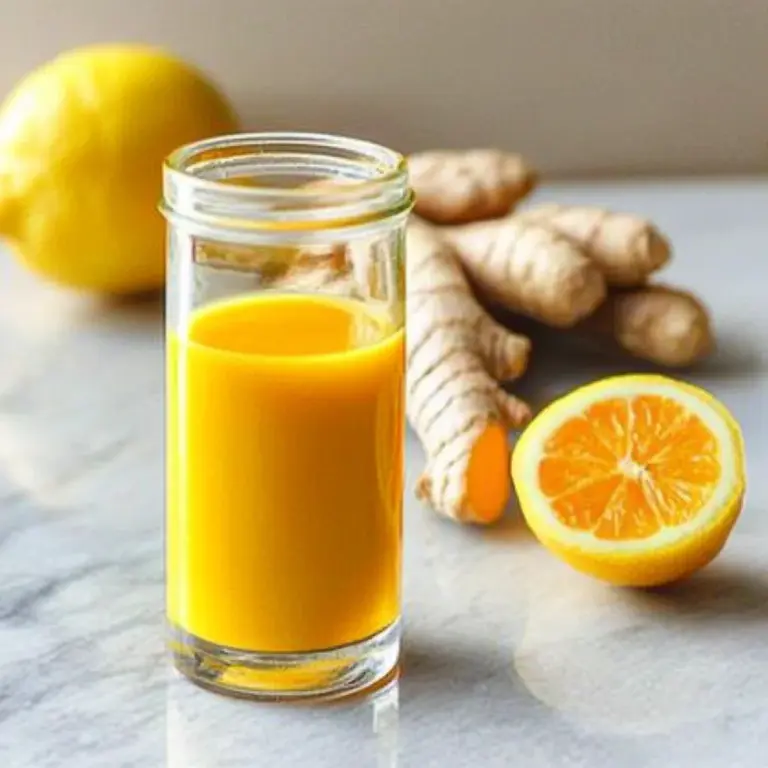 Lemon Ginger Turmeric Shot