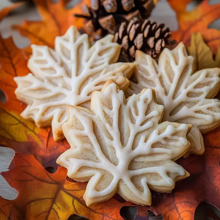 Maple Leaf Cream Cookies