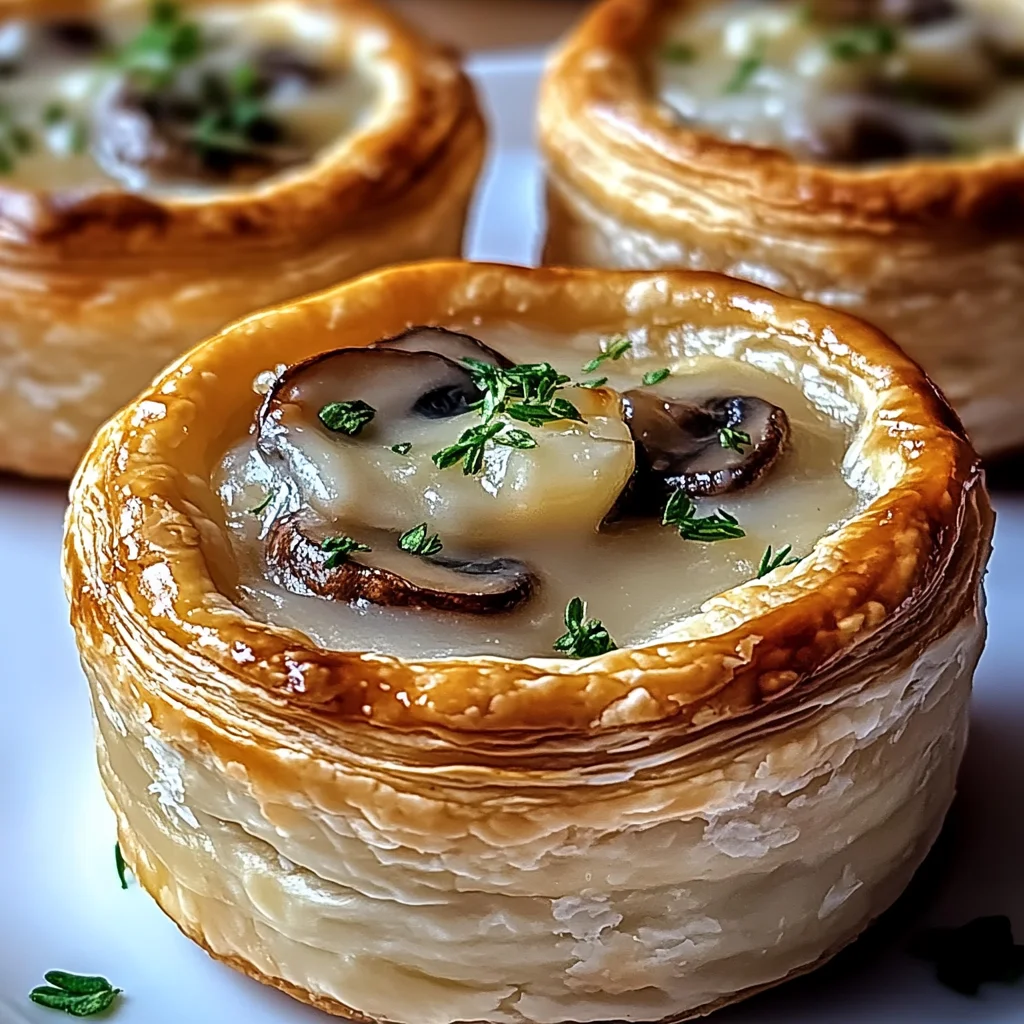 Mini Mushroom & Gruyère Pot Pies