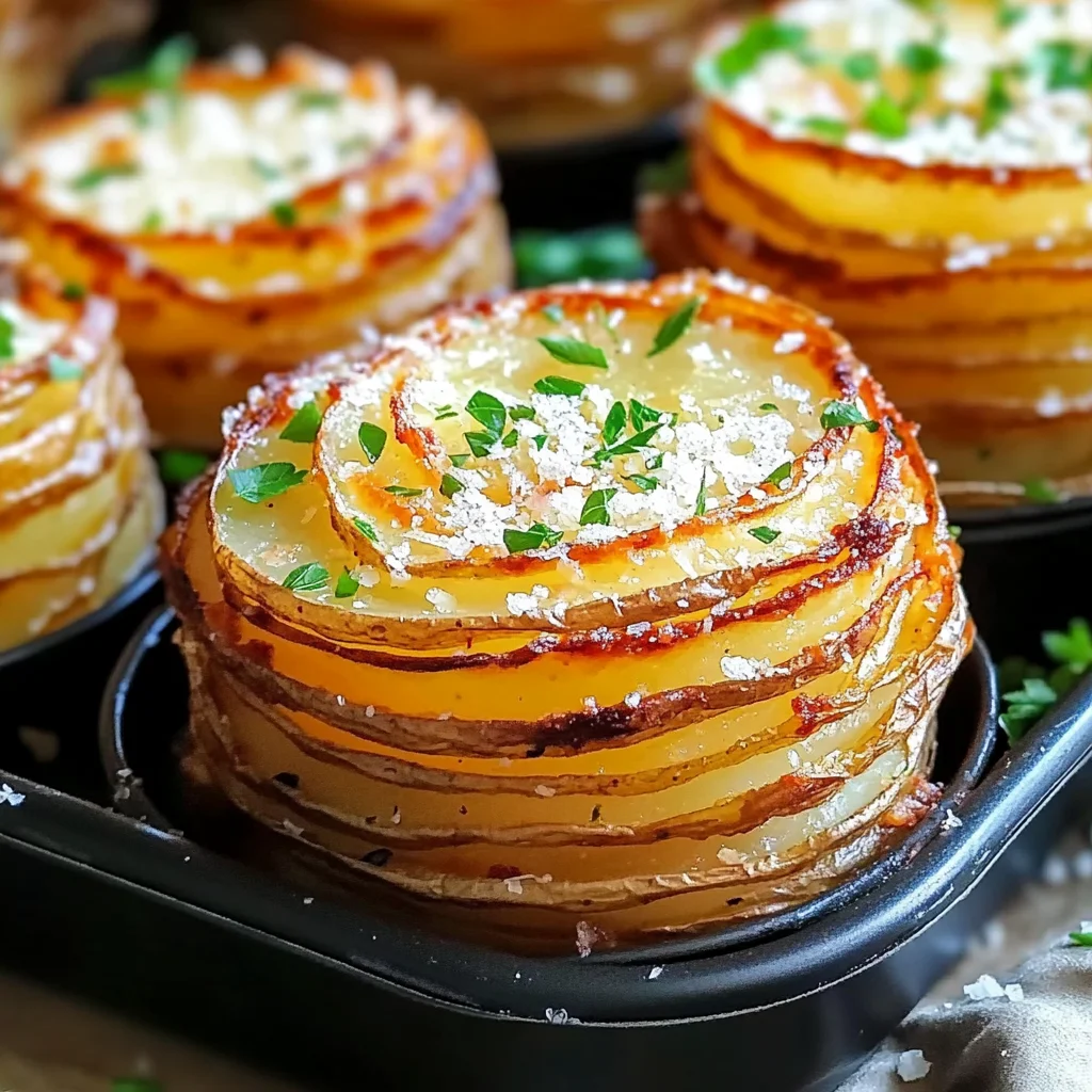Parmesan Potato Stacks: The Perfect Party Side Dish