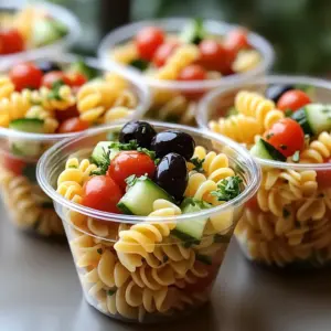Pasta Salad Cups Recipe