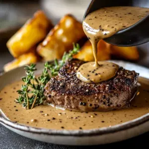 Peppercorn Sauce – Creamy, Savory & Perfect for Steak