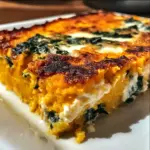 Pumpkin Spinach Polenta Casserole is a must-try dish!