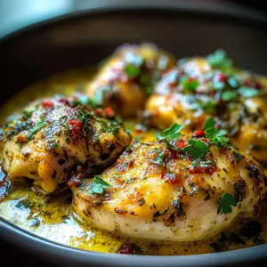 Slow Cooker Garlic Butter Chicken