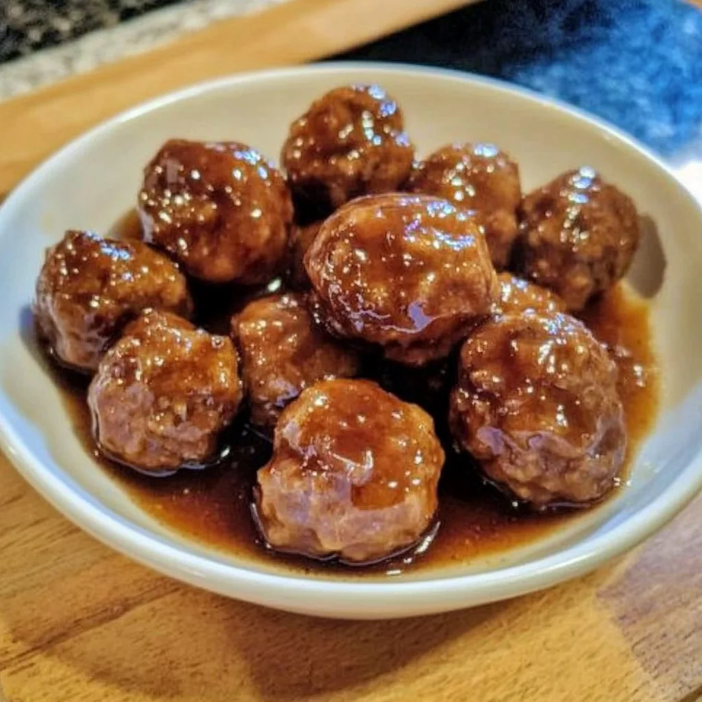 Slow Cooker Honey Garlic Meatballs