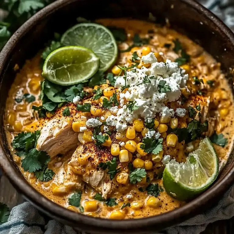 Slow Cooker Street Corn Chicken: Creamy, Zesty, and Effortless Dinner Magic