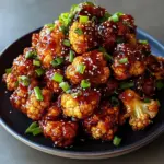 Air Fried Korean Chili Cauliflower Vegan