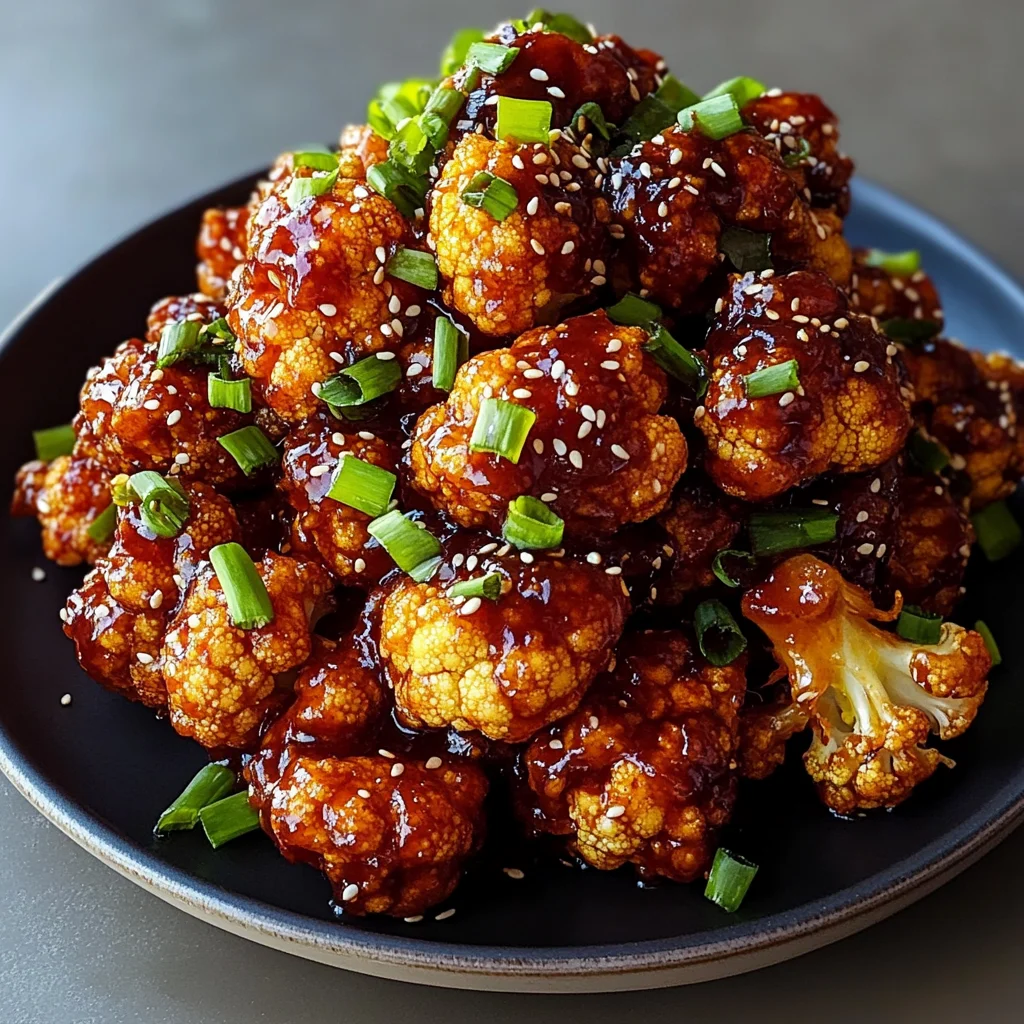 Air Fried Korean Chili Cauliflower Vegan