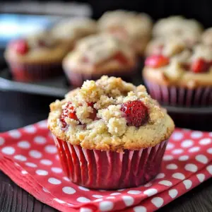 Bakery Style Strawberry Muffins