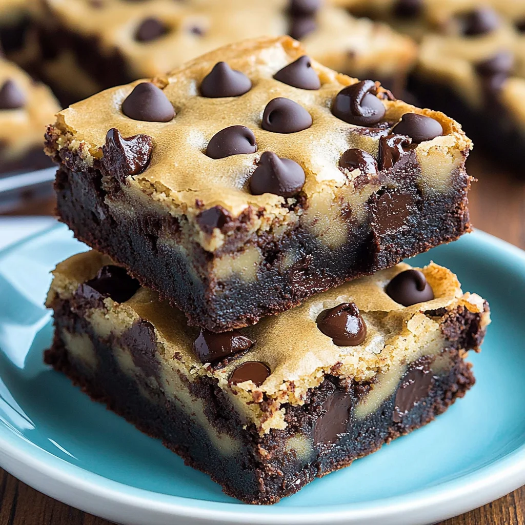 Chocolate Chip Cookie Brownies Recipe
