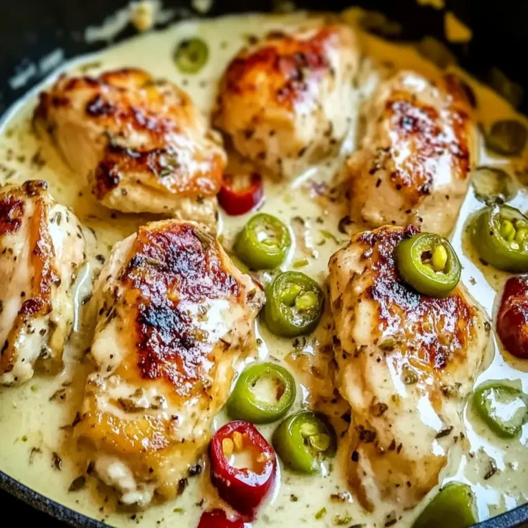 Creamy Pepperoncini Chicken Skillet Recipe - Quick & Easy