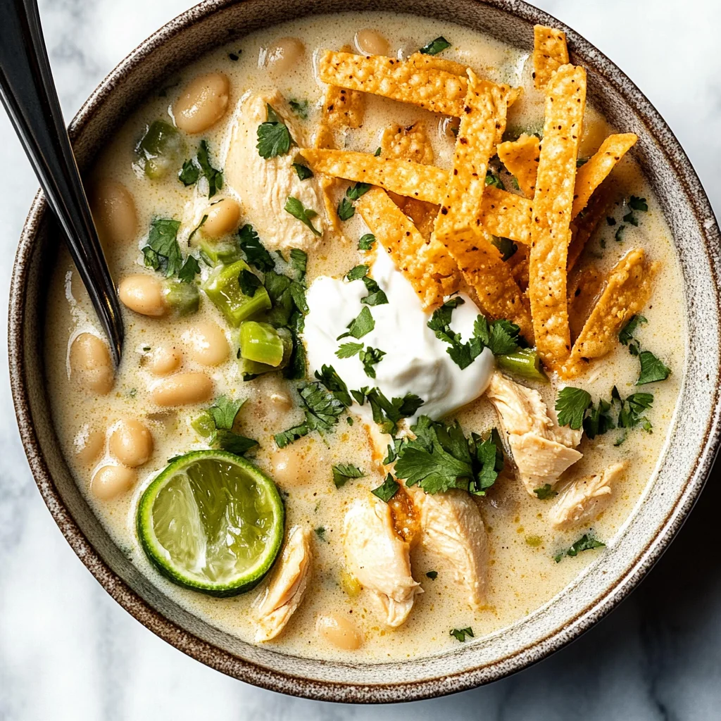 Creamy White Chicken Chili