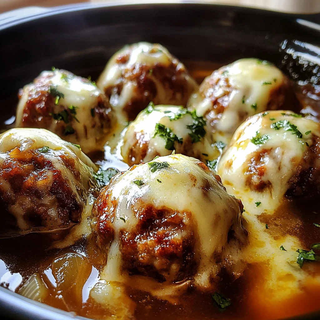 Crockpot French Onion Meatballs: 5 Steps to Comfort Bliss