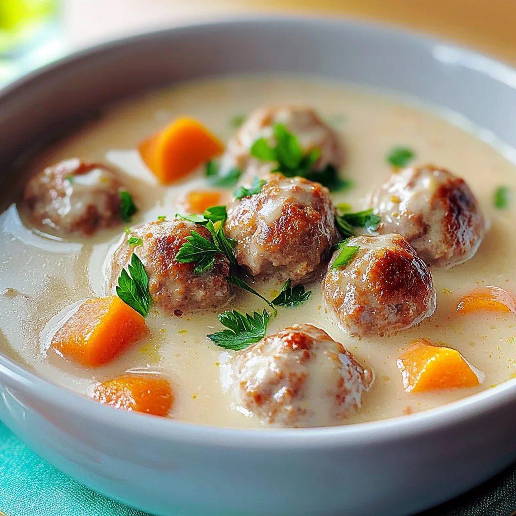 Delicious Swedish Meatball Soup Recipe