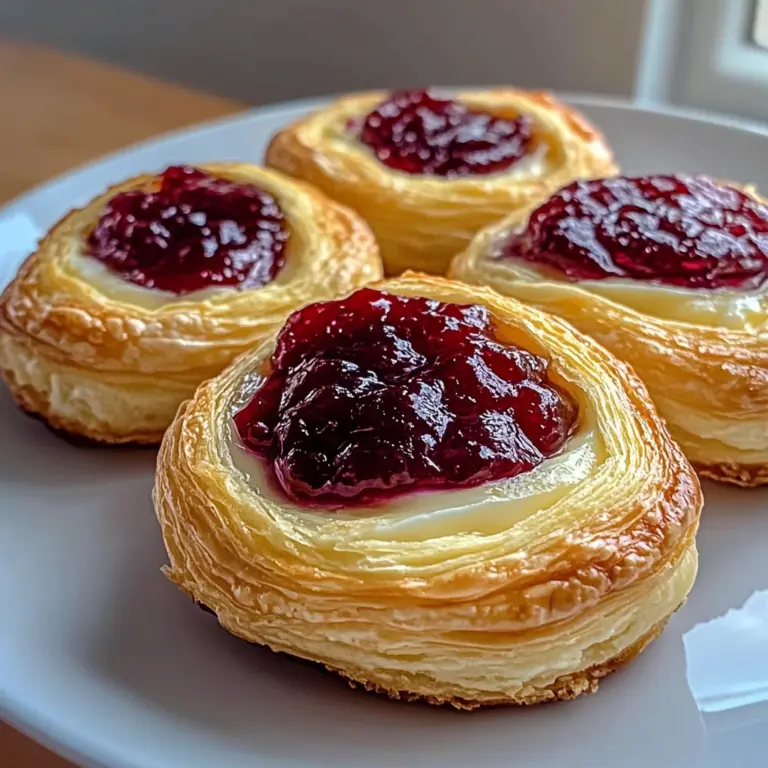Easy Cherry Cheese Danish