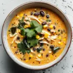 Easy Chicken, Poblano, and Black Bean Soup (Small Batch)