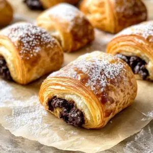 Easy Chocolate Croissants