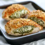 Healthy Pesto Stuffed Chicken Breast