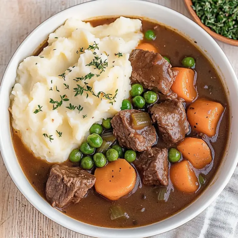 Irish Stew With Mashed Potatoes