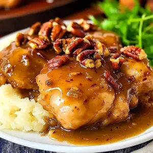 Maple Bourbon Pecan Chicken