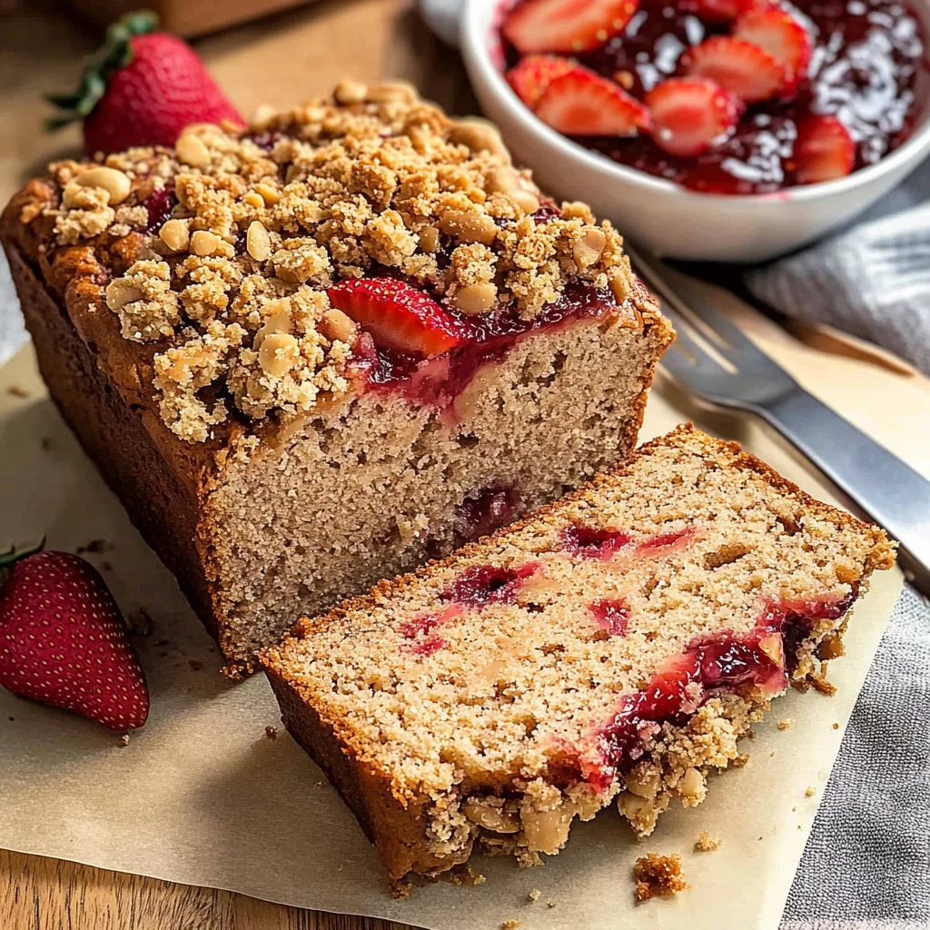 Peanut Butter Jelly Snack Bread